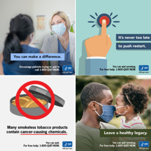 CDC Tobacco Free: 2021 English Social Media Images