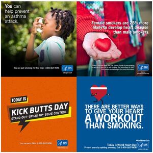 CDC Tobacco Free: Health Observances and Events: details >>