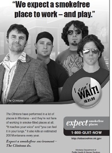 Smokefree Montana-  The Clintons Poster: details >>