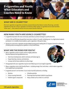 E-cigarettes and Youth: What Educators and Coaches Need to Know