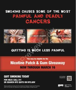 Painful Cancers - Quitting is Less Painful 1: details >>